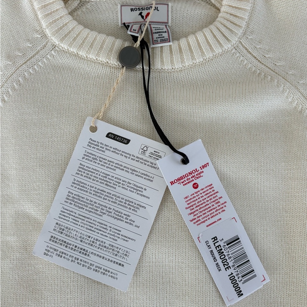 Rossignol Cream Knit Sweater - Picture 3 of 12